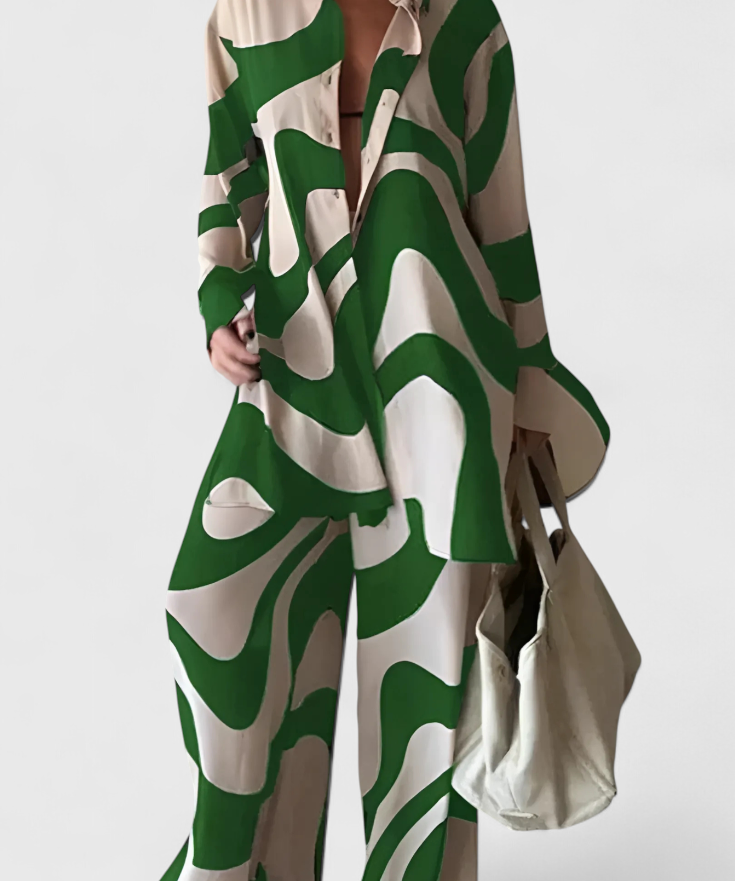 Melania Conjunto de Verano Estilo Natural