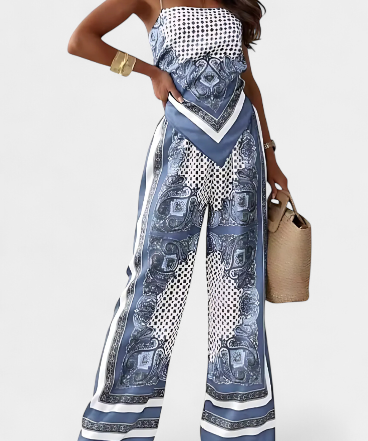 Leonie Conjunto Paisley con Tiras