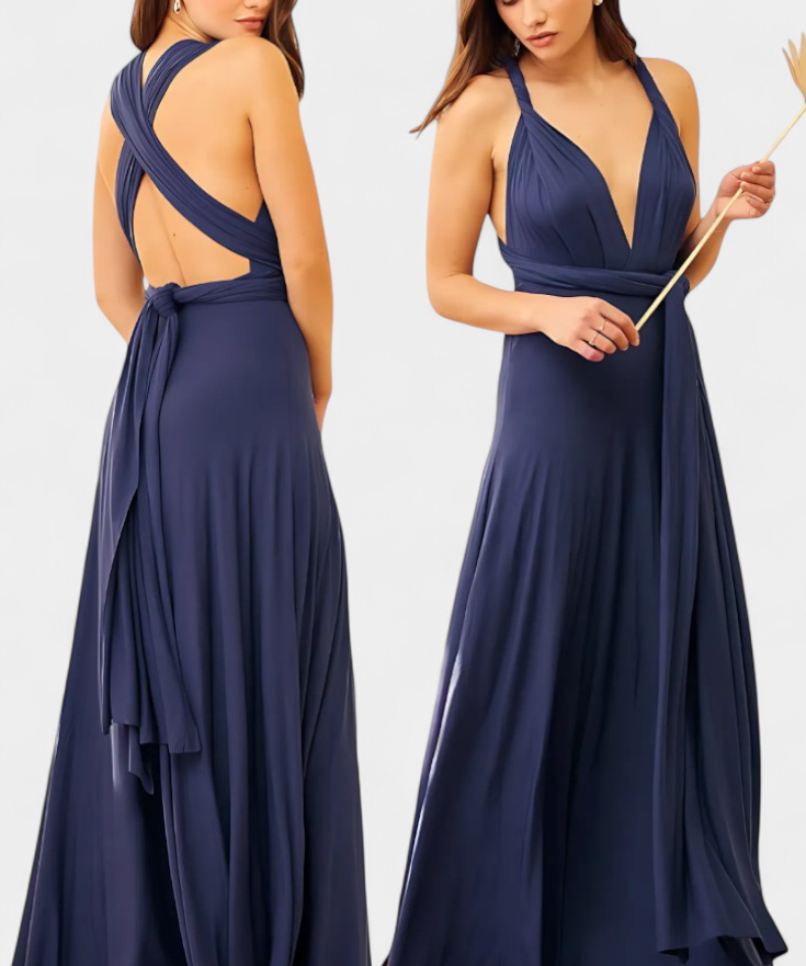 Josephine Vestido Envolvente Elegante y Ajustable