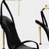 Sky Tacones Stiletto Detalle Gold