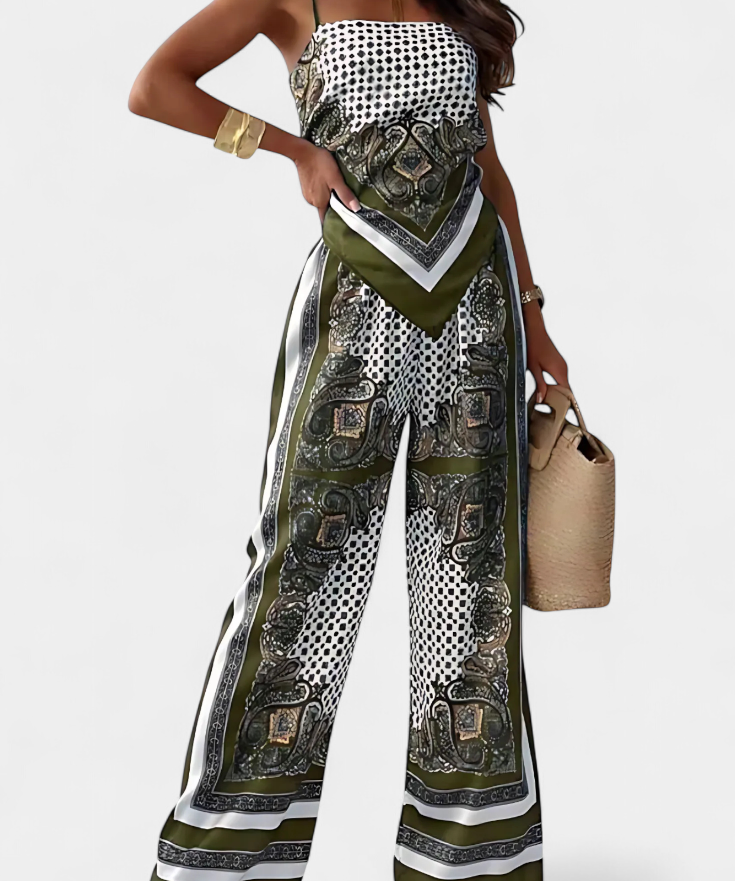 Leonie Conjunto Paisley con Tiras