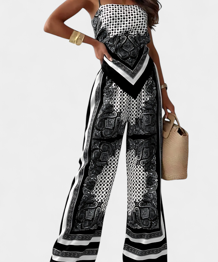 Leonie Conjunto Paisley con Tiras
