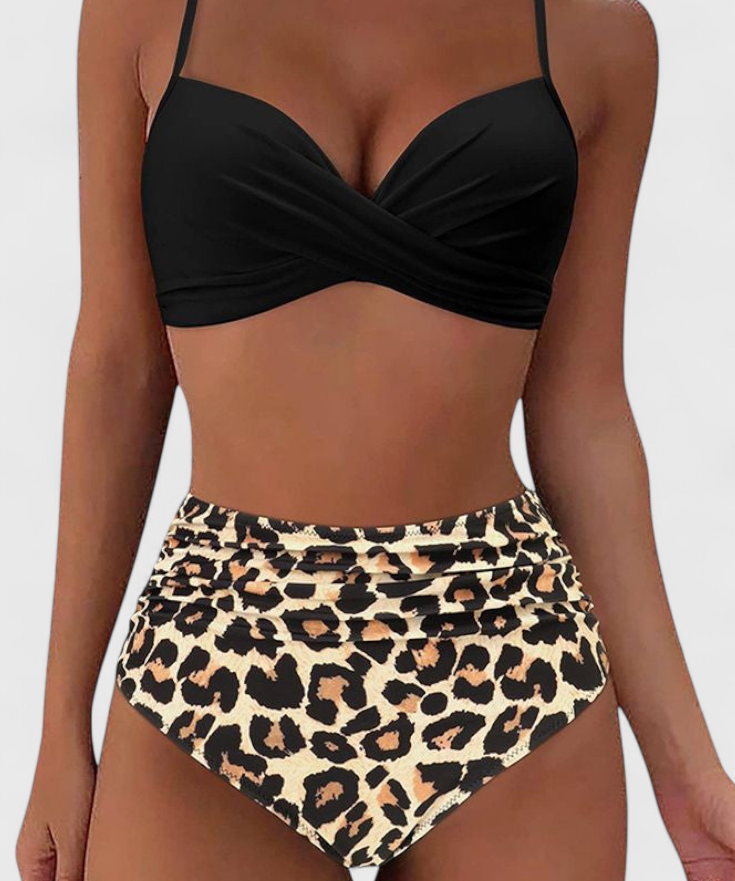 Lison Bikini de Talle Alto con Estilo Sofisticado
