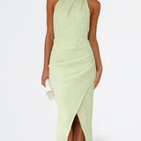 CEILA - VESTIDO MIDI PLISADO
