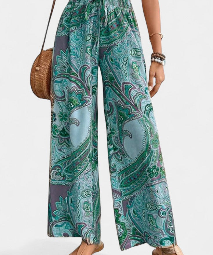 Vitoria Pantalones de Verano de Pierna Ancha