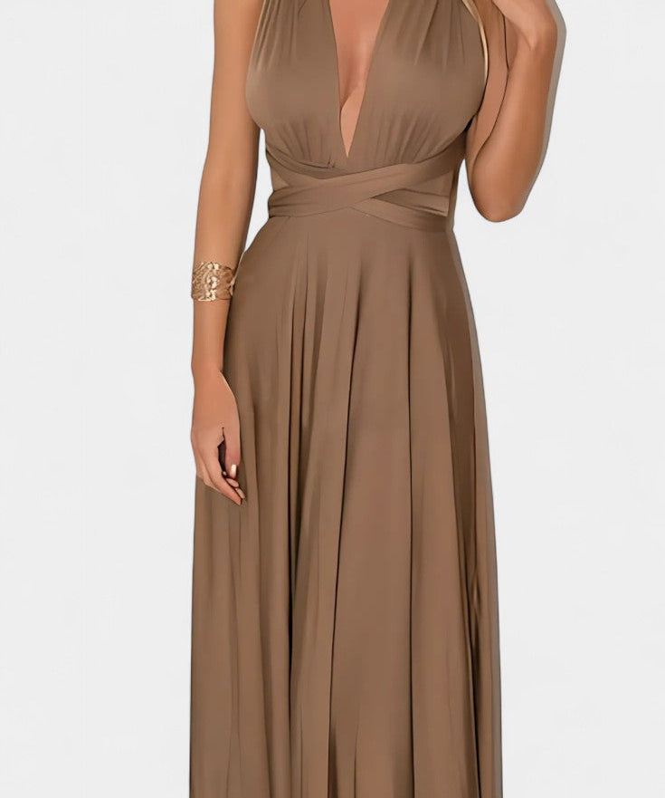 Josephine Vestido Envolvente Elegante y Ajustable