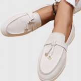 Coralie Mocasines con Acabado Suede