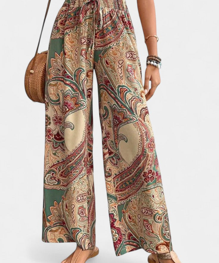 Vitoria Pantalones de Verano de Pierna Ancha