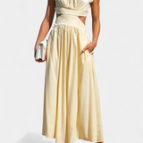 Jocelyn Conjunto de Vestido con Abertura Lateral