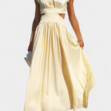 Jocelyn Conjunto de Vestido con Abertura Lateral