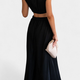 Jocelyn Conjunto de Vestido con Abertura Lateral