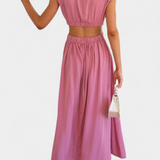 Jocelyn Conjunto de Vestido con Abertura Lateral