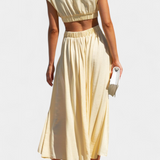 Jocelyn Conjunto de Vestido con Abertura Lateral