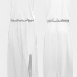Dianne Vestido Sin Mangas con Abertura Lateral y Silueta Holgada