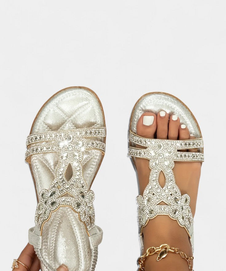 Alaya Sandalias Gladiadoras Embellecidas