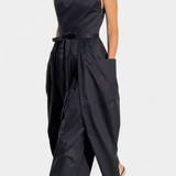 Dezi Vestido Largo con Cordones Laterales
