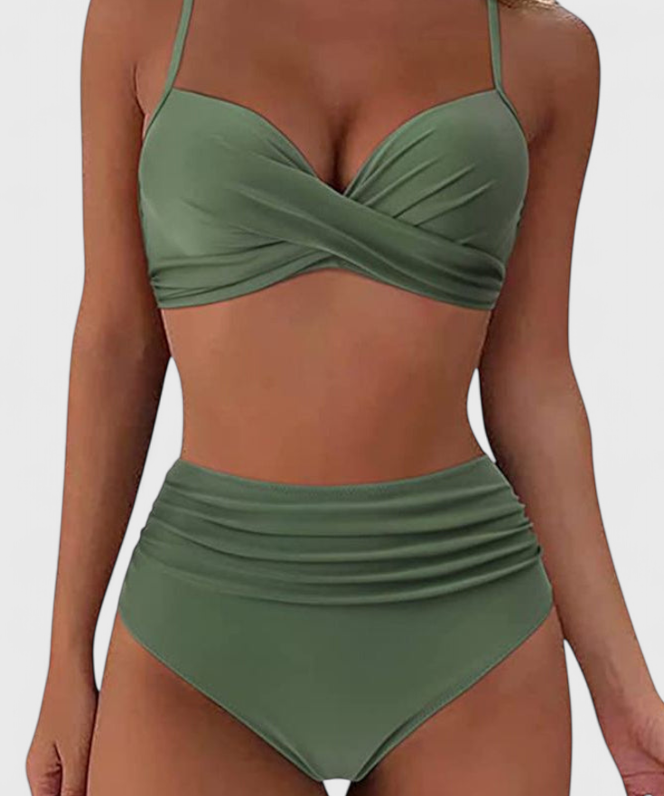 Lison Bikini de Talle Alto con Estilo Sofisticado
