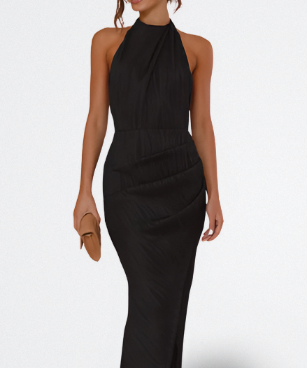 CEILA - VESTIDO MIDI PLISADO