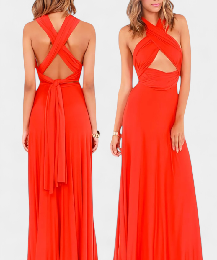 Josephine Vestido Envolvente Elegante y Ajustable