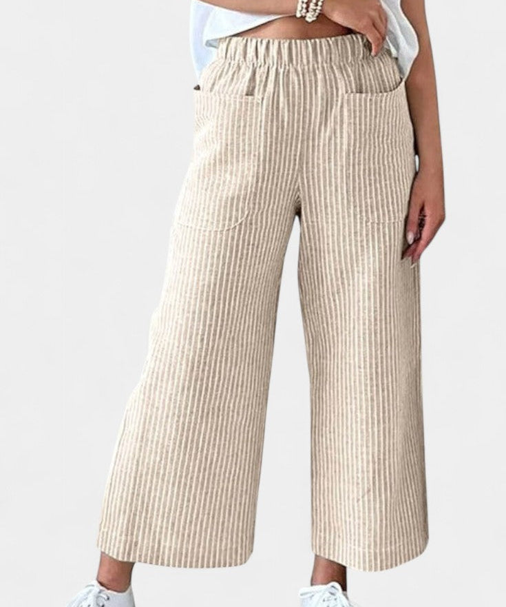 Lumiere Pantalones Livianos de Corte Relajado
