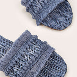 Zapatillas con Flecos