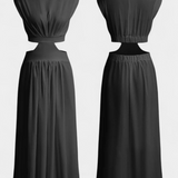 Jocelyn Conjunto de Vestido con Abertura Lateral