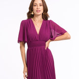 CATALINA - VESTIDO PLISADO BUGANVILLA