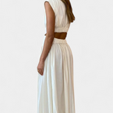 Jocelyn Conjunto de Vestido con Abertura Lateral