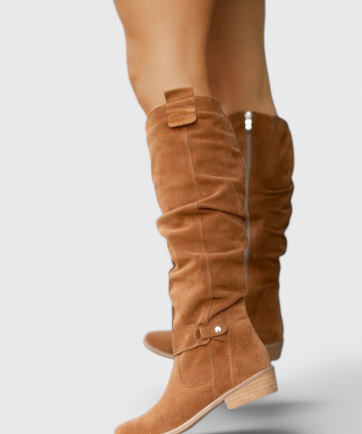Celine Botas Altas de Estilo Retro
