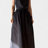 Dezi Vestido Largo con Cordones Laterales