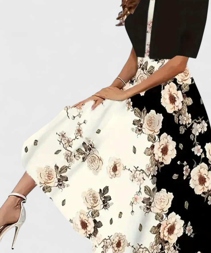 Estrella Conjunto de Vestido Blazer Midi