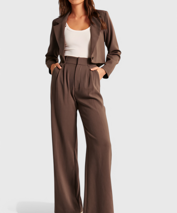 Tinashe Pantalones Tailored de Pierna Ancha