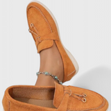 Coralie Mocasines con Acabado Suede