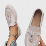 Coralie Mocasines con Acabado Suede