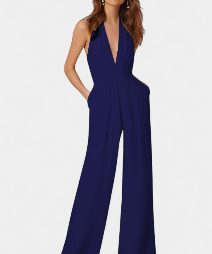 Lila Mono de Pierna Ancha con Elegancia Ligera