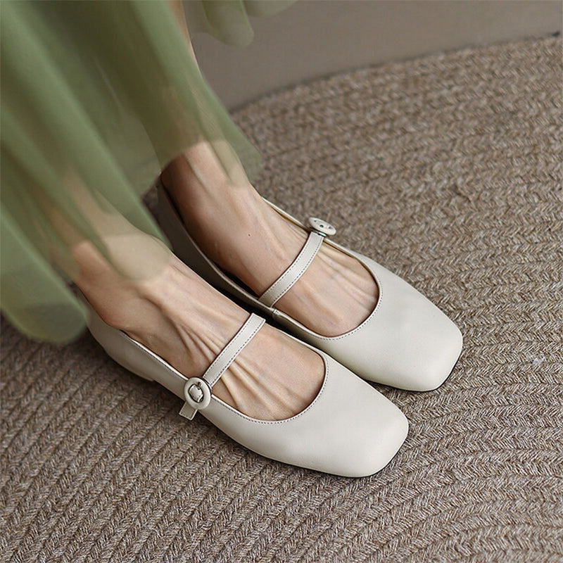 Elara | Encantadores Zapatos Mary Jane de Estilo Francés