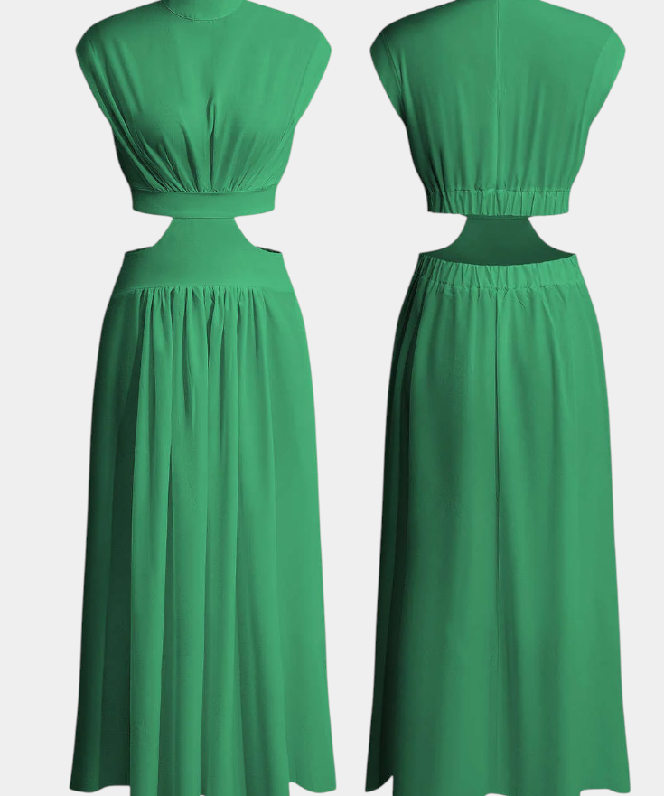 Jocelyn Conjunto de Vestido con Abertura Lateral