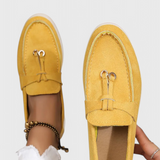 Coralie Mocasines con Acabado Suede