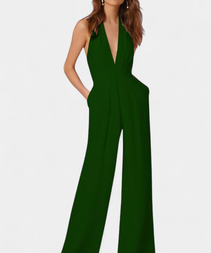 Lila Mono de Pierna Ancha con Elegancia Ligera