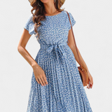 Galilea Vestido Midi Floral de Inspiración Campestre