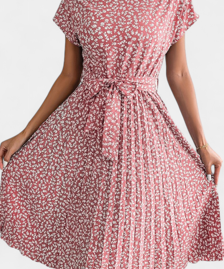 Galilea Vestido Midi Floral de Inspiración Campestre