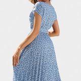 Galilea Vestido Midi Floral de Inspiración Campestre
