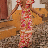 JESSA – VESTIDO LARGO DE ESTILO NATURAL Y ATEMPORAL