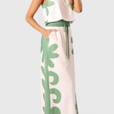 Serafina Conjunto Sin Mangas Floral Boho