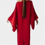 Kamilia Vestido Kimono de Lino y Algodón