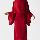 Kamilia Vestido Kimono de Lino y Algodón