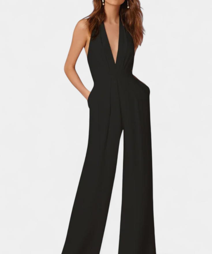 Lila Mono de Pierna Ancha con Elegancia Ligera