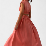 Jocelyn Conjunto de Vestido con Abertura Lateral